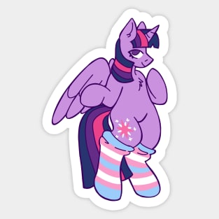 Trans Pride Twilight Sparkle Sticker